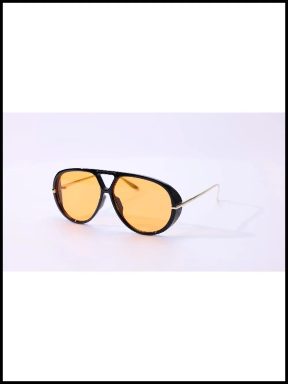Oversized Aviator Sunglasses Retro Big Frame UV400 Protection